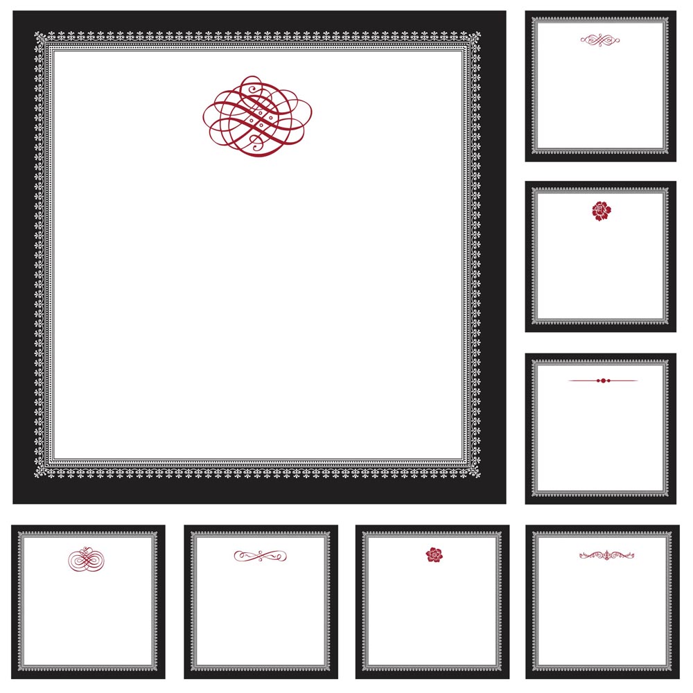 certificate decorative templates classic decor blank sketch