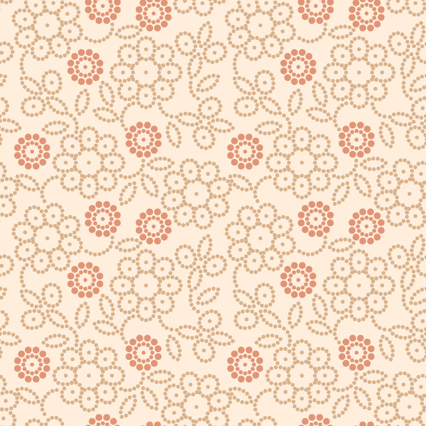 floral pattern template flat classical sketch