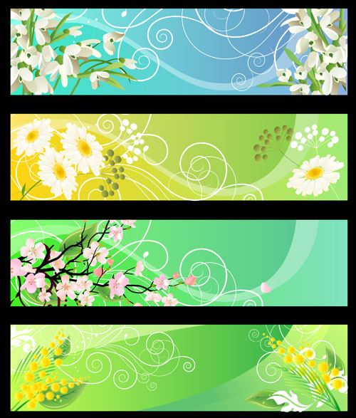 spring backgrounds bright colorful horizontal blossom decor