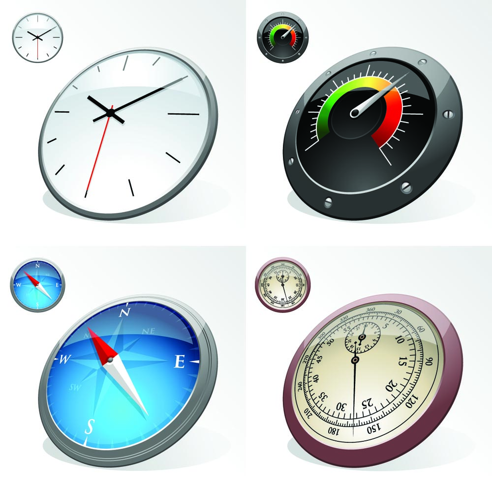 speedometer icons shiny modern 3d sketch