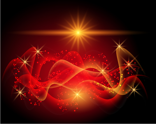 light effect background twinkling dynamic transparent curves decor