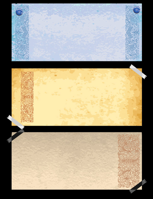 vintage pattern templates colored elegant plain decor