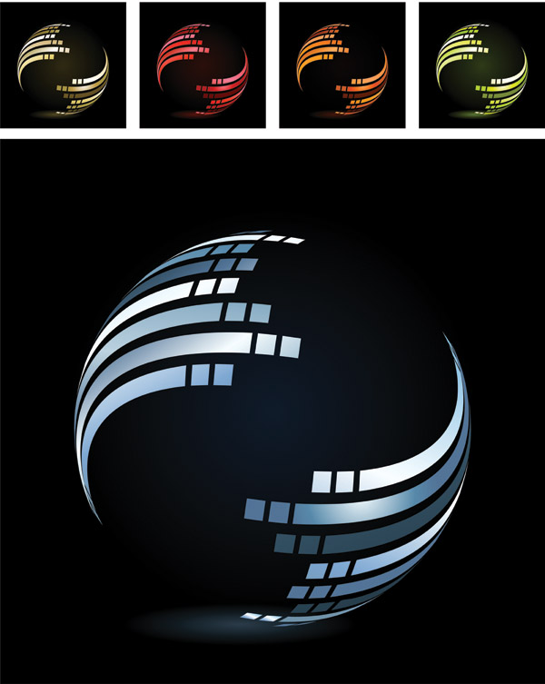 sphere backgrounds dark colored shiny 3d sketch