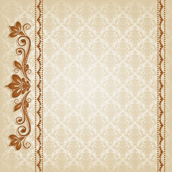 decorative pattern template elegant european symmetric repeating design