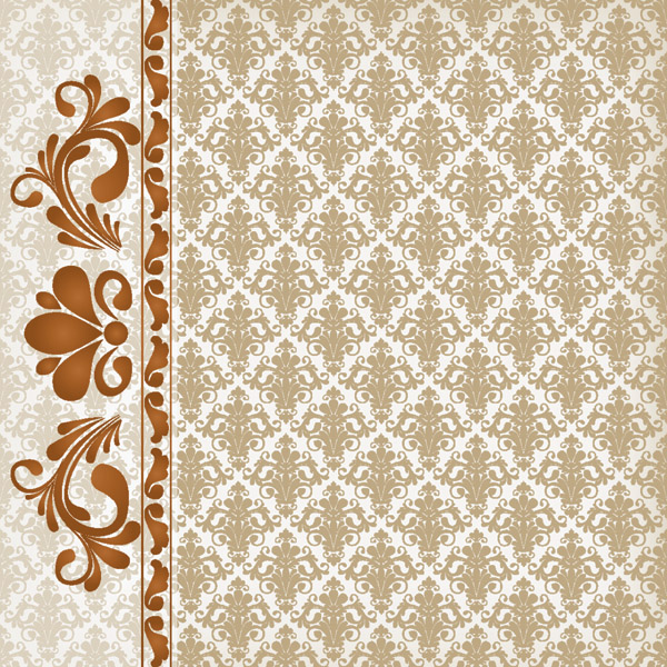 decorative pattern elegant retro symmetric repeating shapes