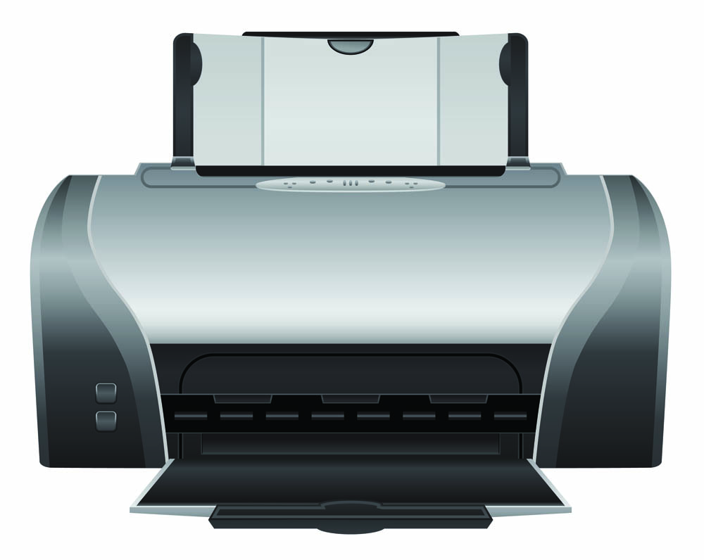 printer icon 3d modern realistic design