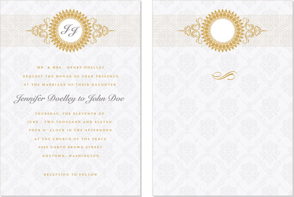 certificate template elegant classic repeating pattern symmetric decor