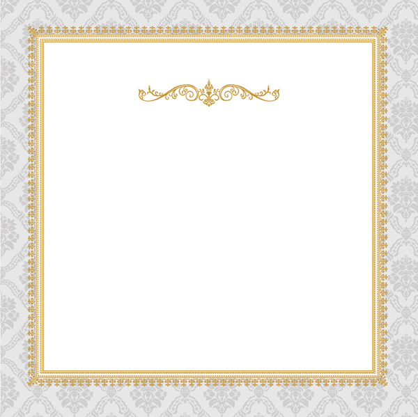 document border template classical repeating symmetric decor