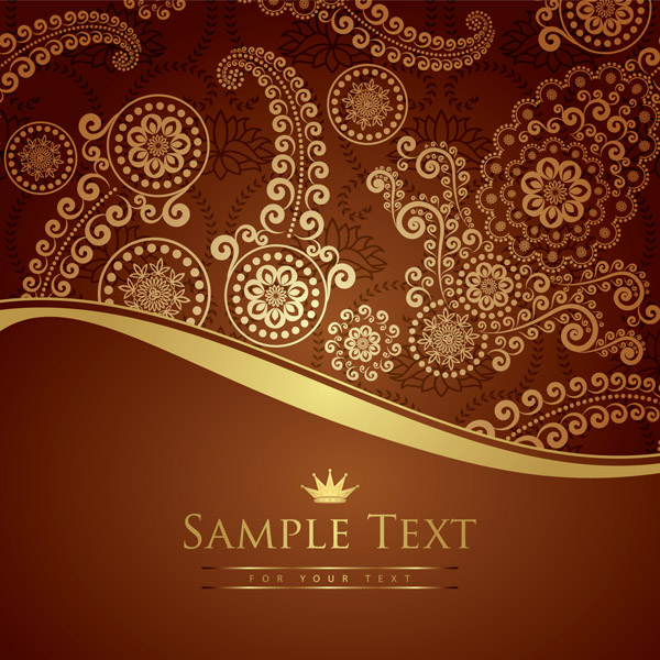 decorative background traditional floral decor elegant design