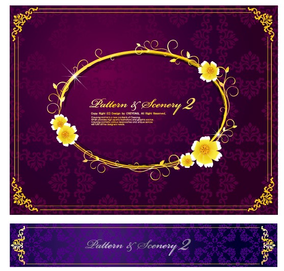 document border template elegant luxury dark symmetric decor