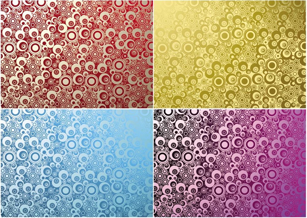 abstract pattern templates modern colored small circles decor