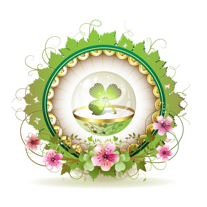 decorative background shiny colorful oriental bowl floral decor