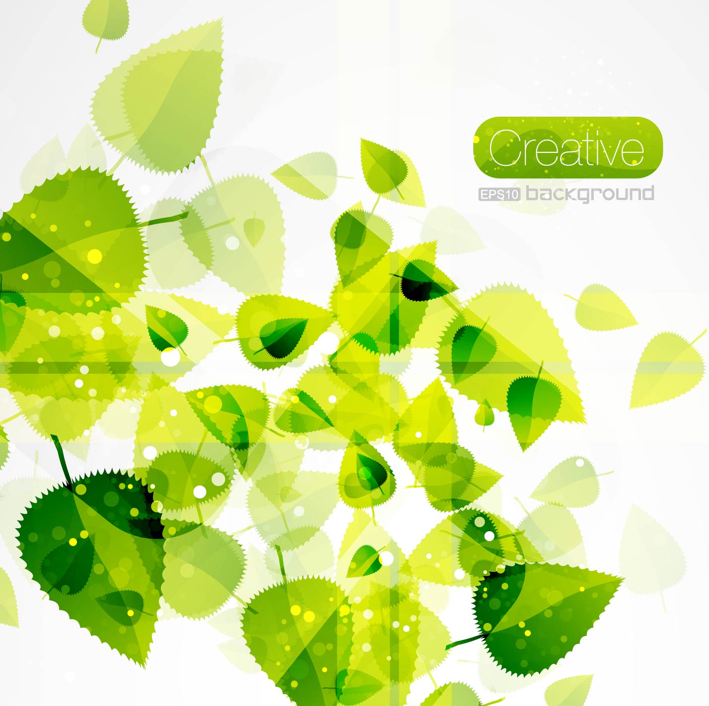 leaves background modern bright blurred decor