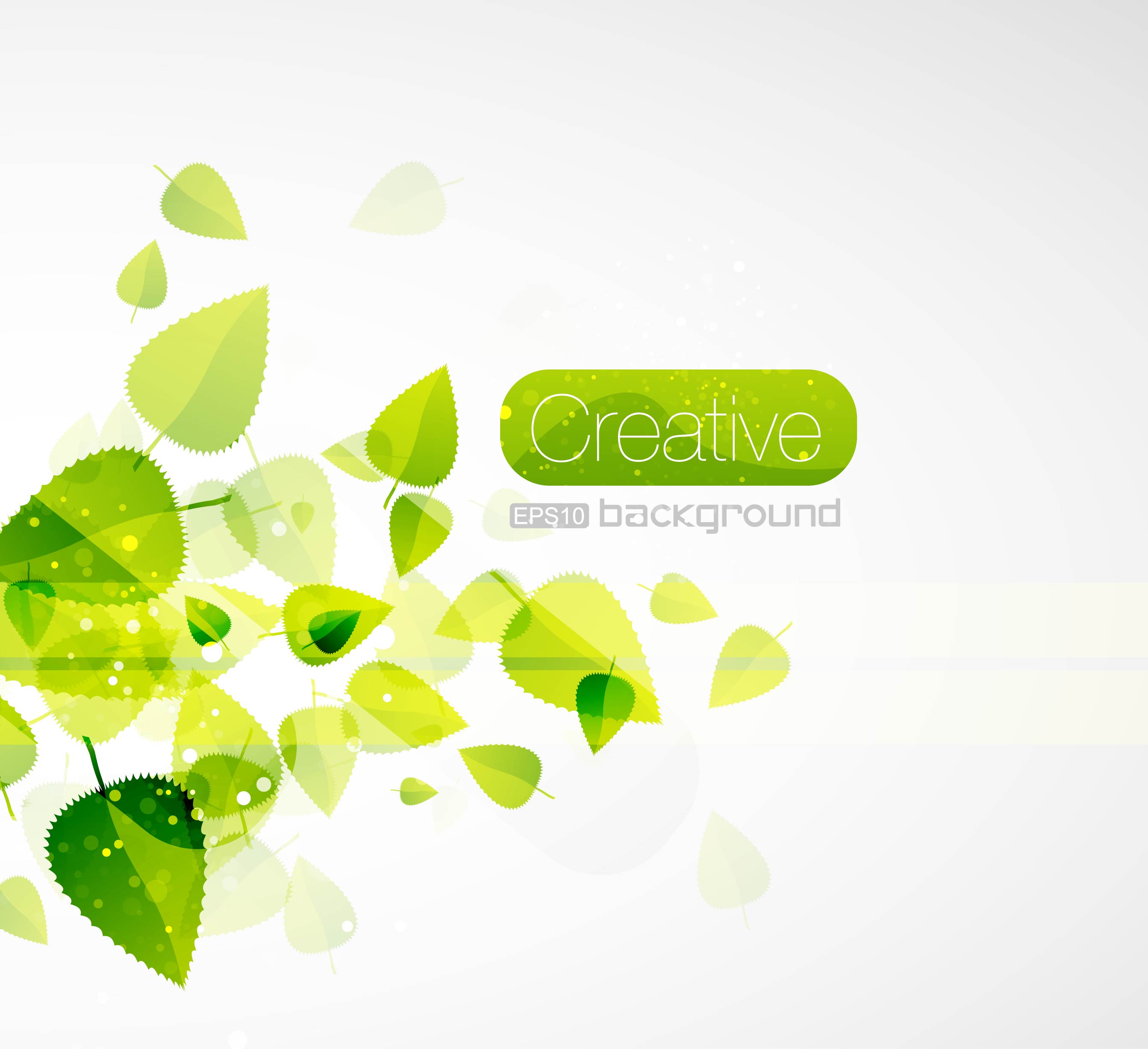 nature background modern green blurred leaves decor