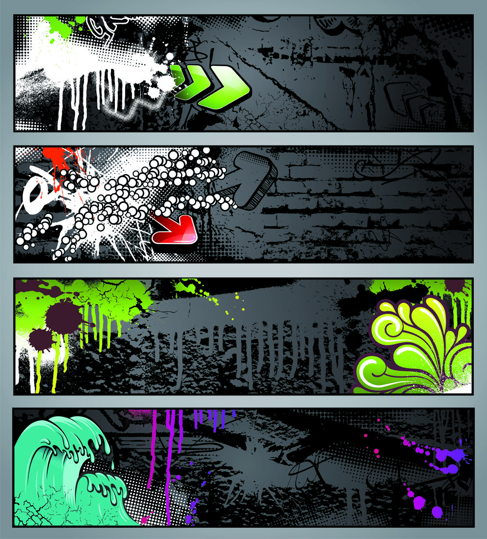 graffiti background templates modern dark grunge dynamic abstraction