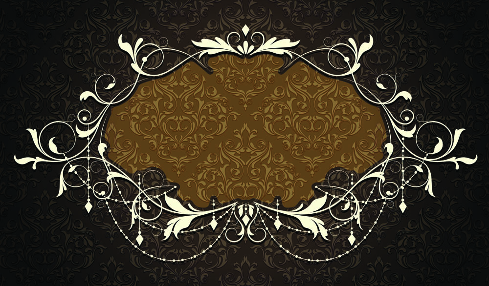 frame template classic european design elegant symmetric