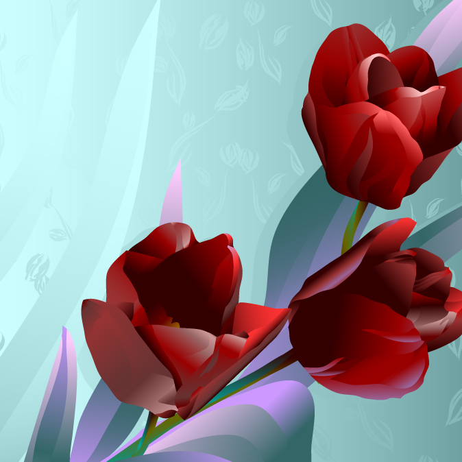 roses background blooming sketch colorful decor