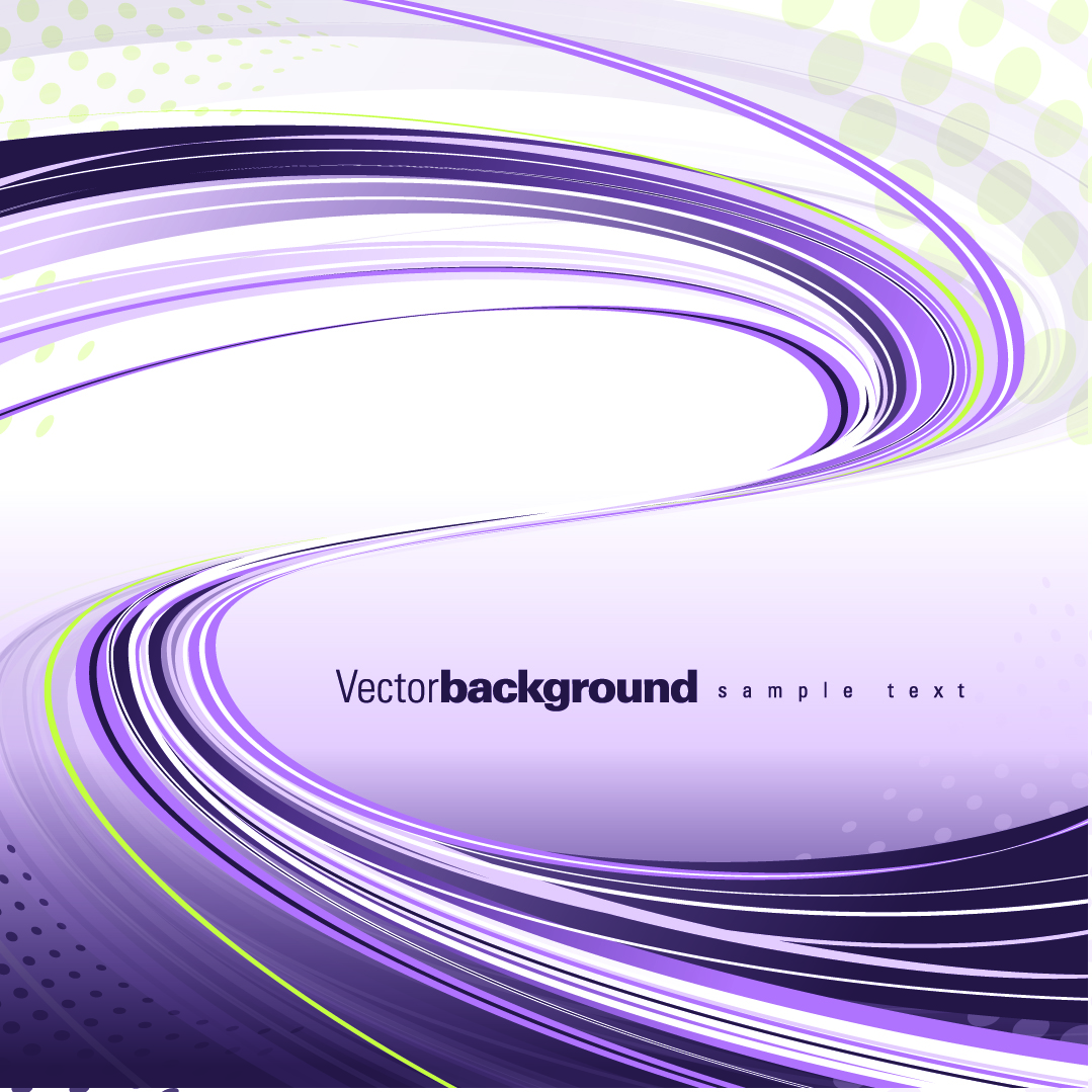 technology background violet dynamic curved lines decor