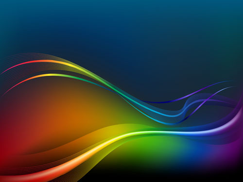 decorative background modern multicolored dynamic swirled lines