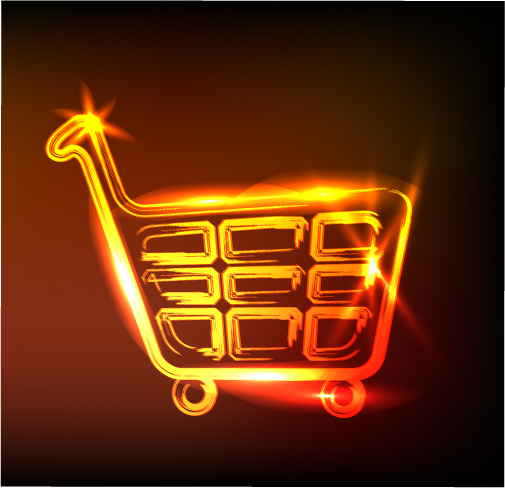 cart button template modern shiny glowing light effect