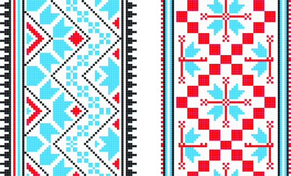 fabric pattern templates pixel decor classical repeating designa