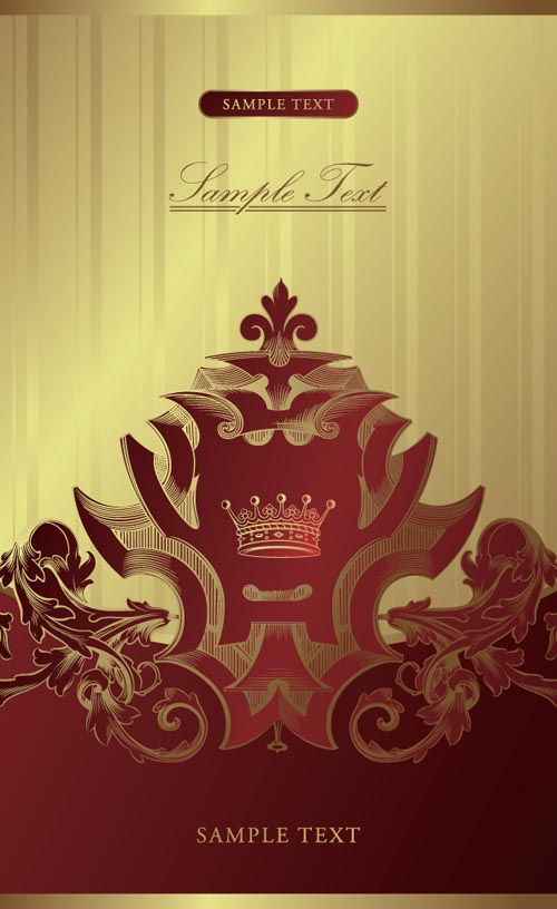 card background templates luxury royal classic decor