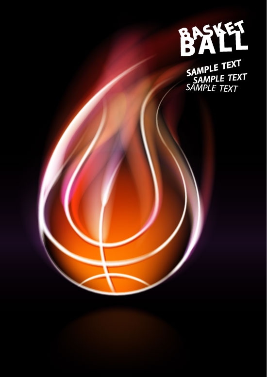 basket ball banner speedy dynamic design