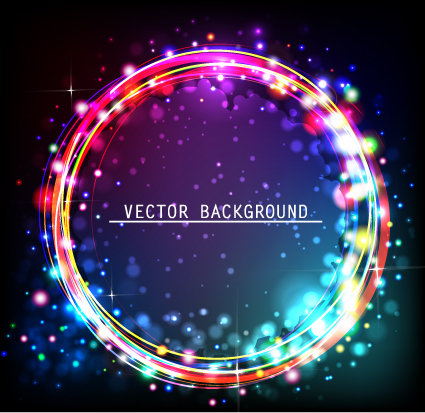 decor background sparkling blurred circle lights decor