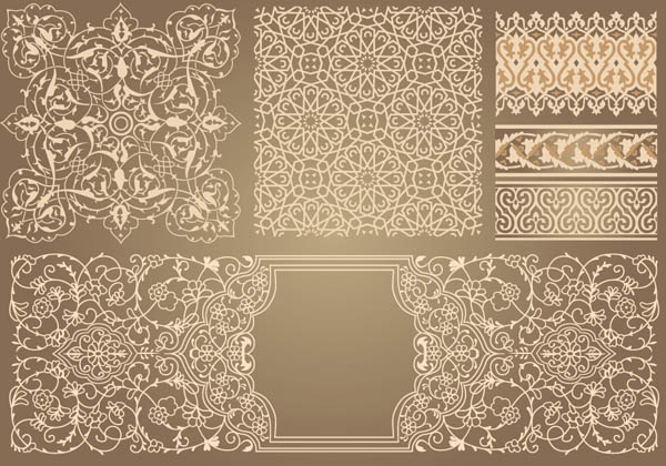 pattern design elements elegant classical seamless decor