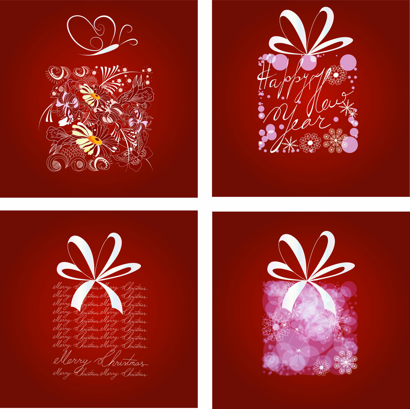 xmas backgrounds gifts layout bokeh nature texts decor