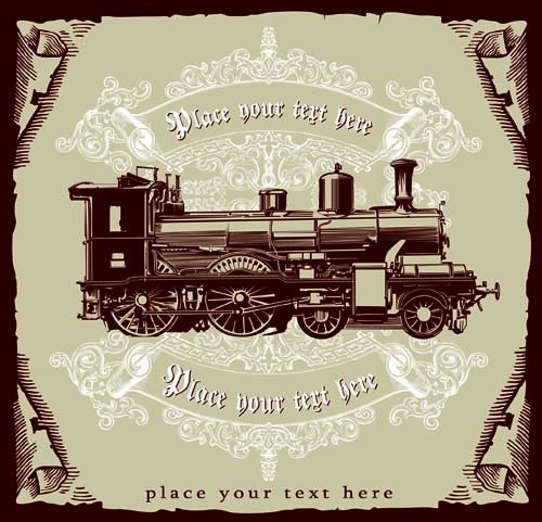 train background elegant vintage design