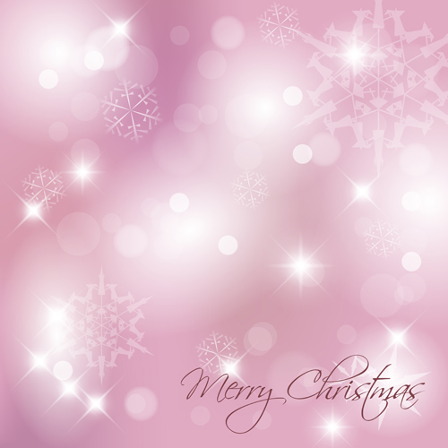 christmas background templates sparkling vivid bokeh decor