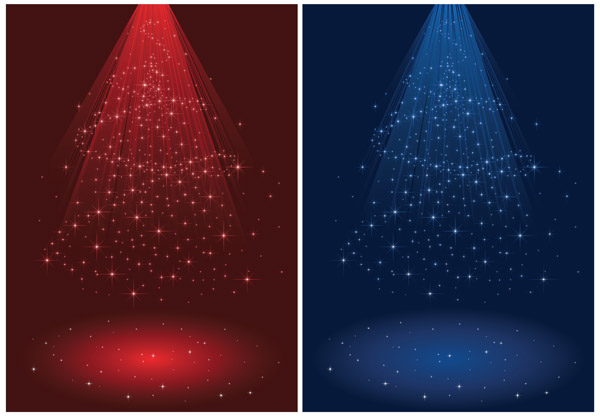 xmas backgrounds sparkling red blue dynamic lights effect