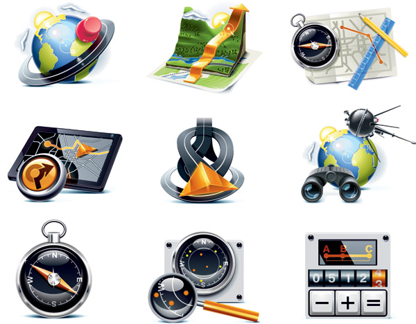 user interface icons shiny modern 3d symbols