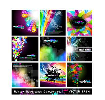 fantasy background templates colorful modern dynamic decor