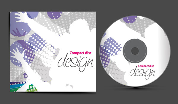 cd decor template dynamic bright silhouette decor