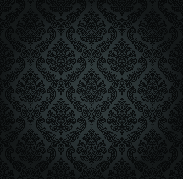 decorative pattern dark retro symmetrical decor