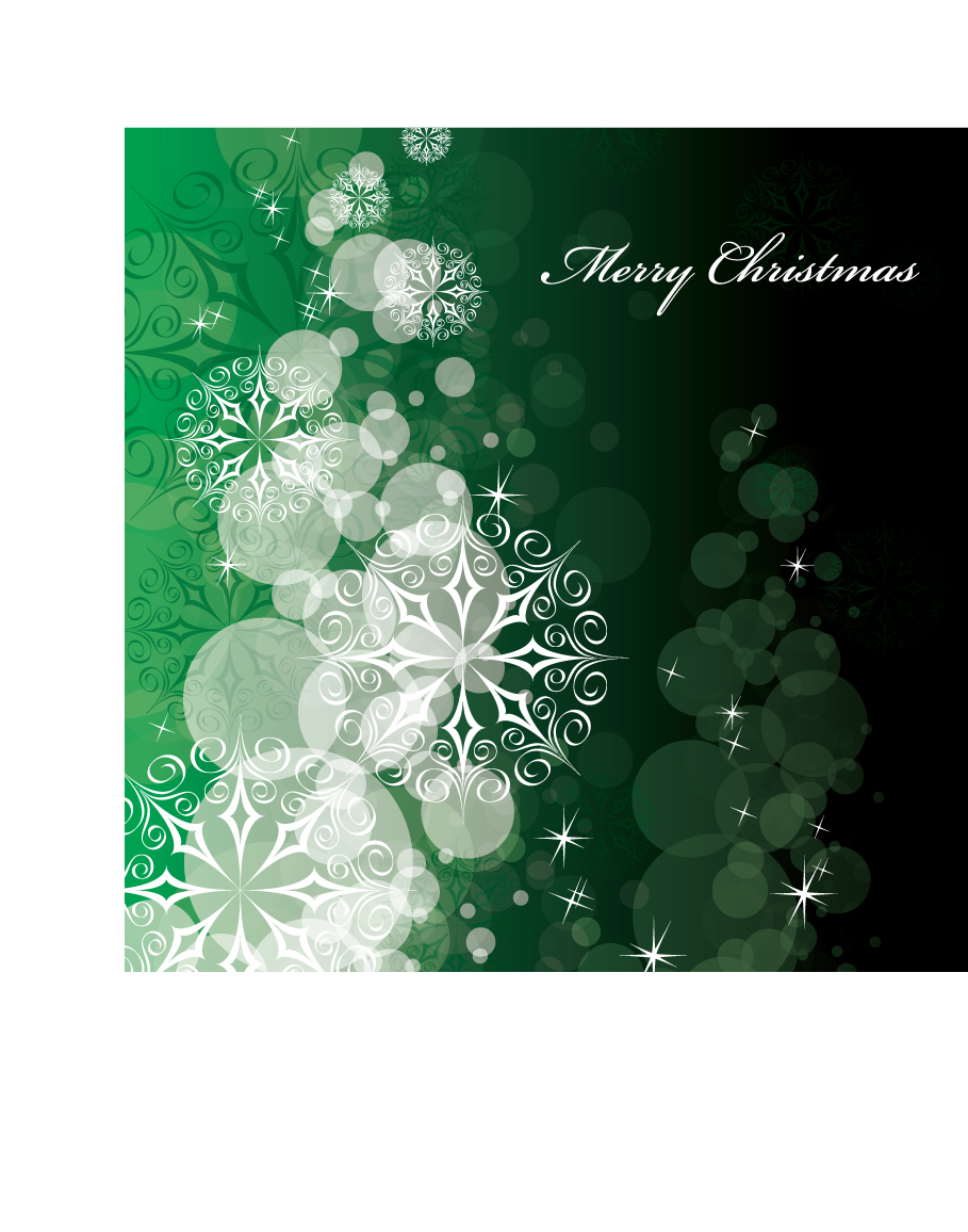 christmas background templates twinkling bokeh snowflakes decor