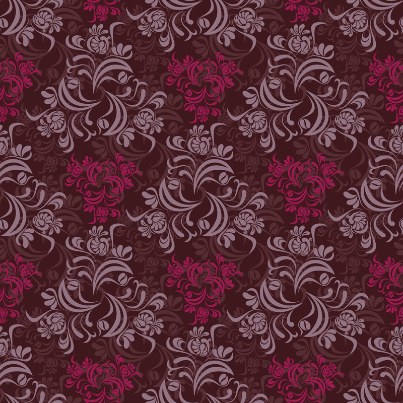 flowers pattern dark colored elegant classical repeating design