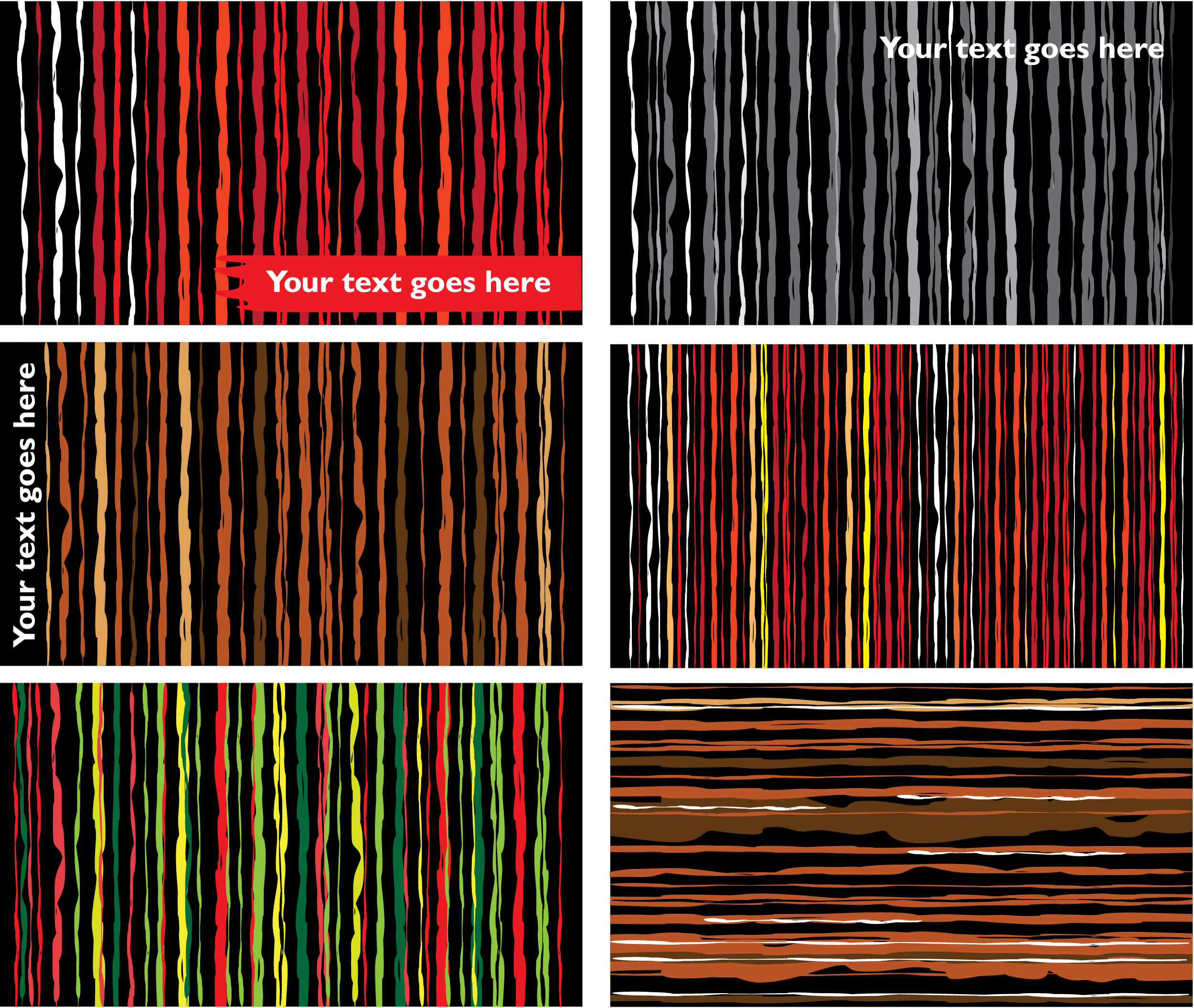 abstract pattern templates colored horizontal vertical stripes sketch