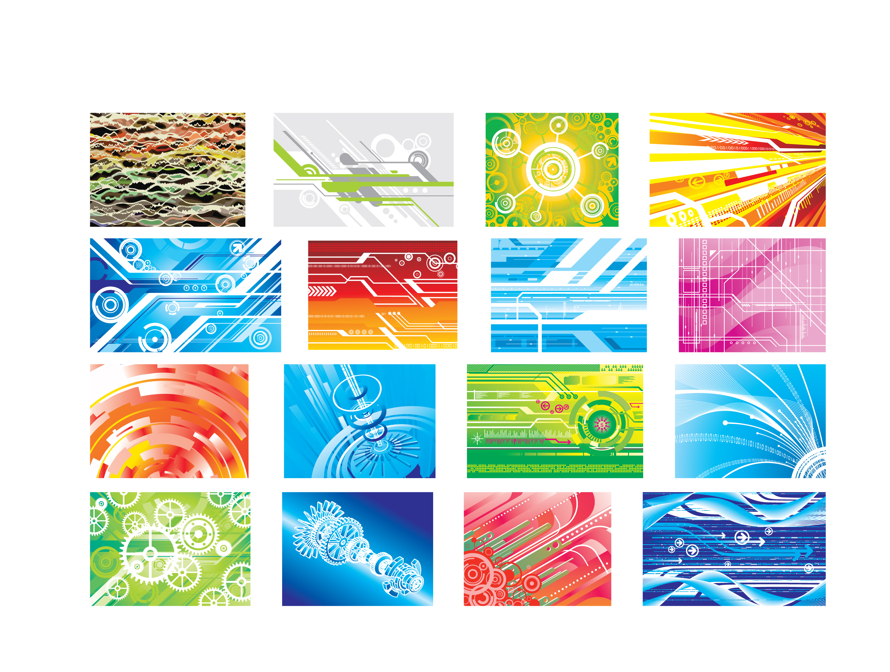 technology background templates colorful modern abstract design