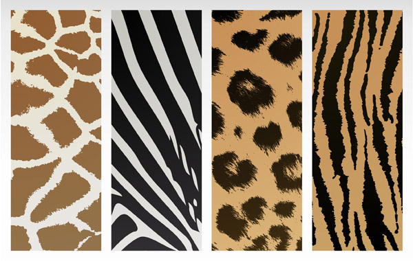 leather pattern templates giraffe tiger zebra leopard sketch