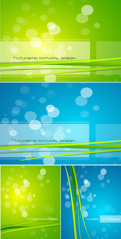 decorative background templates vivid sparkling bokeh green blue