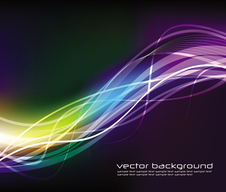 abstract background colorful dynamic lights effect decor