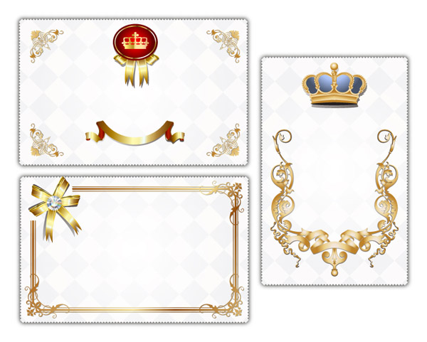 certificate templates elegant luxury royal decor