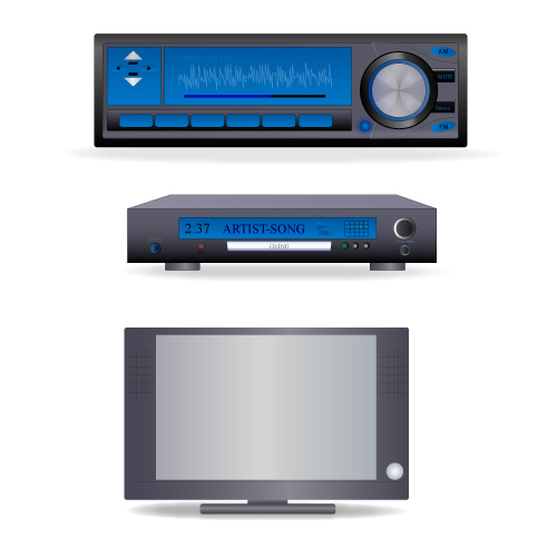 dvd design elements modern design screen player icons