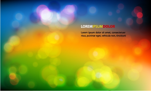 decorative background colorful bokeh light decor