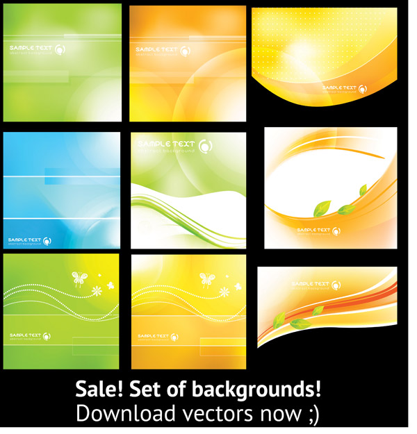 abstract background templates bright colored modern design