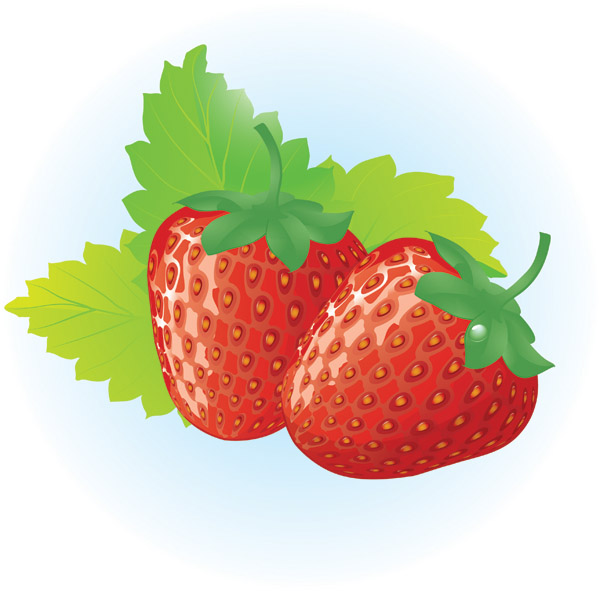 strawberry advertising background modern colorful closeup design