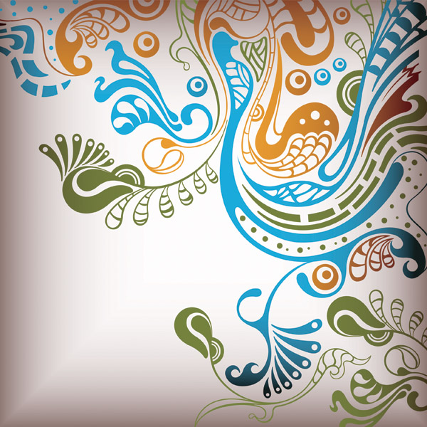 decorative background templates traditional pattern decor phoenix icon